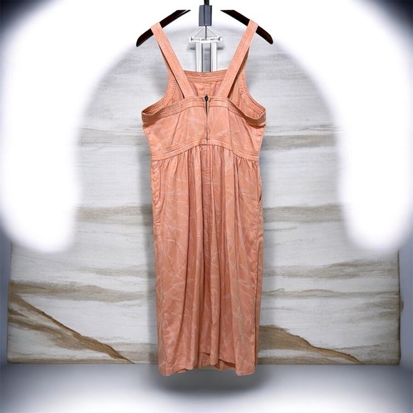 Prana Sundrifter Midi Dress Apple Blossom Print, peach color Size Medium - Picture 8 of 13